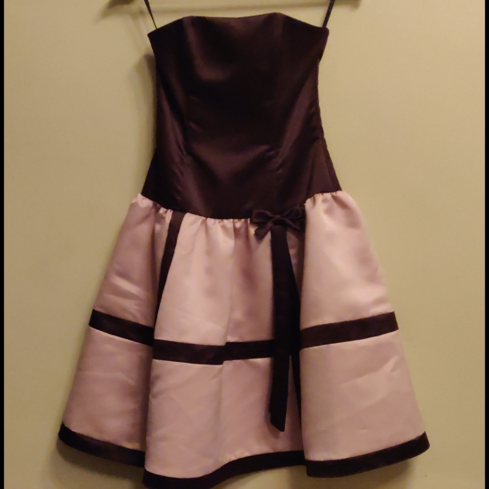 Jessica McClintock Strapless Cocktail Dress